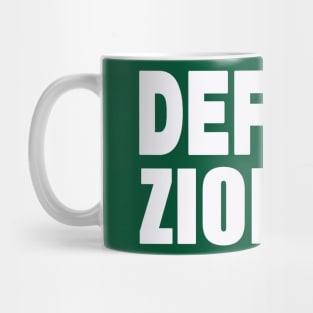 Defund Zionism - White - Double-sided Mug